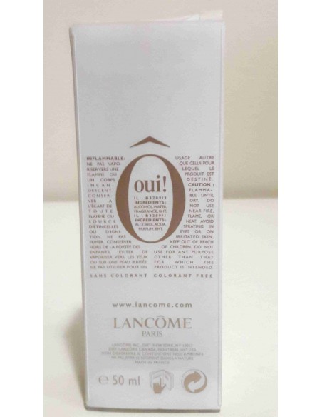 O Oui ! di Lancome Edt 50 ML-RETRO SCATOLA