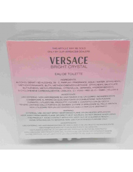 Versace Bright Crystal Edt 50 ml-vista posteriore