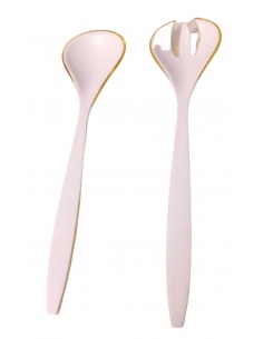 POSATE INSALATA VINTAGE GIALLO GUZZINI 2