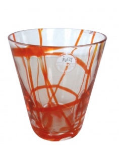 BICCHIERI DANDY ARANCIO-ACQUA-IVAT