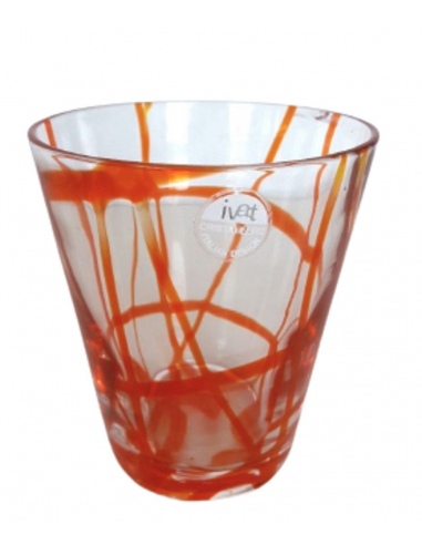 BICCHIERI DANDY ARANCIO-ACQUA-IVAT