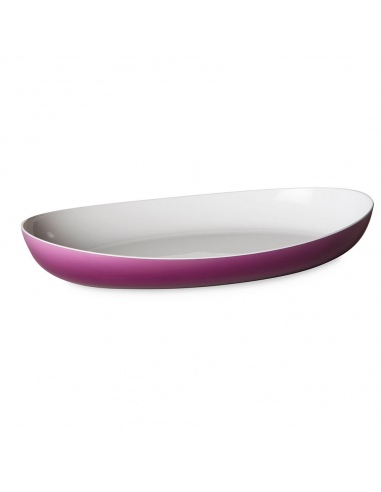 Piatto da portata colorato Trendy-Prugna