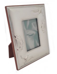 Cornice Portafoto in argento Girasoli 12x15