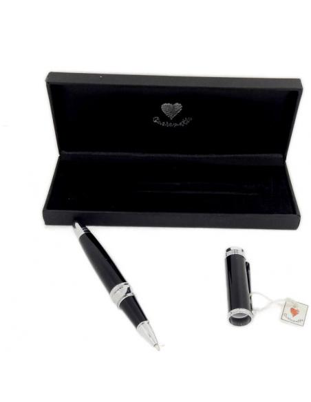 Penna-Roller-Classica-Nera-Cuore-Matto1