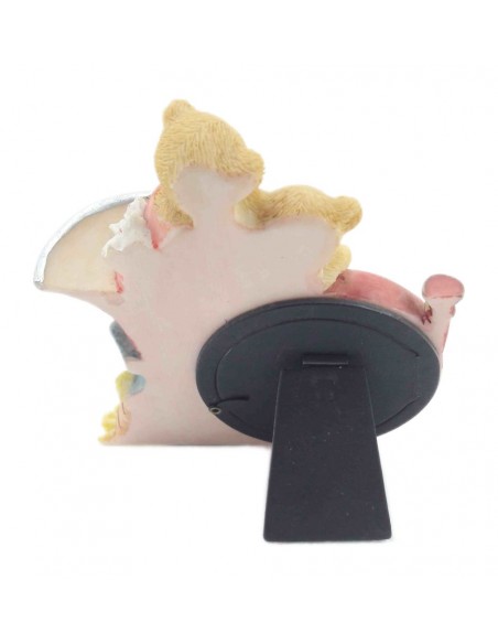 Portafoto Resina con Orsetti-Vista posteriore.