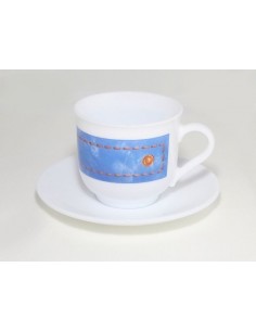 Tazze Thè Jeans con piattino confezione da 6 PZ Arcopal 2