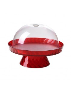 Alzata-per-dolci-e-frutta-con-campana-Rossa