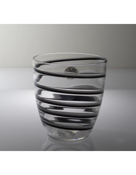 Bicchiere-Eddy-Nero-Bianco-Acqua H10cm-2