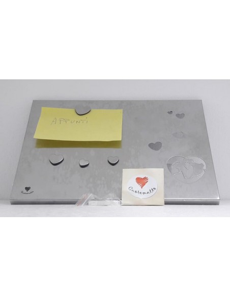 Lavagnetta-Cuorebravo-in-Acciaio-per-appunti.