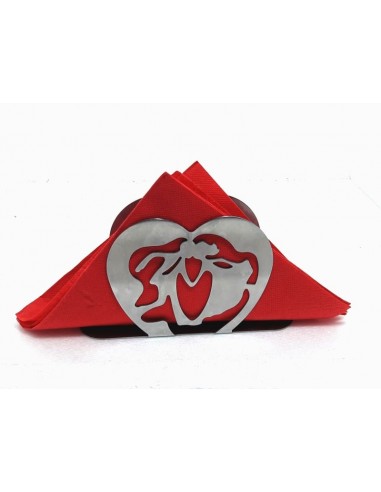 Porta-Tovagliolo-Cuorebravo-Acciaio