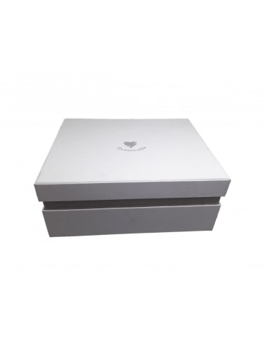 Ciotola-Bianca-con-swarosky-20X17-Cuorechiaro-D4409-scatola a corredo