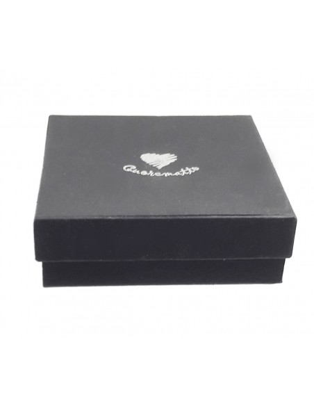 Portafoto-Cuore-Matto-linea Cuorbrillante-6x6-cm-D4467-scatola a corredo