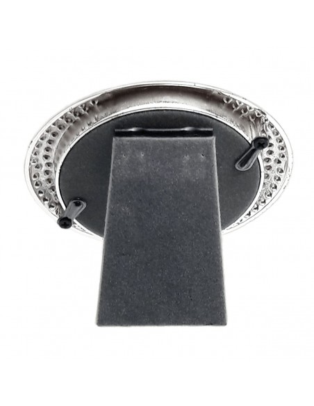 Portafoto-Cuore-Matto-linea Cuorbrillante-6x6-cm-D4467-Vista posteriore