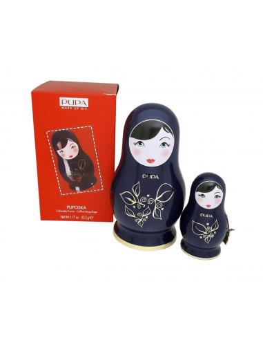 Cofanetto Pupa Puposka Media Blu REF.05 con confezione e puposka piccola