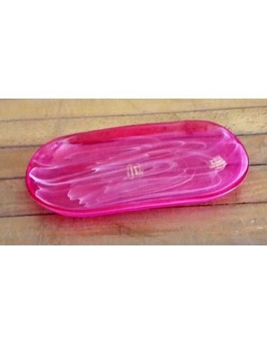 Vassoio piccolo in vetro decorato...