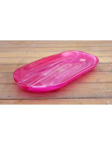 Vassoio piccolo in vetro decorato...