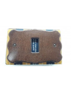 Placca-in-legno-Cal-serie-Magic-1-posto-colore-noce-1801