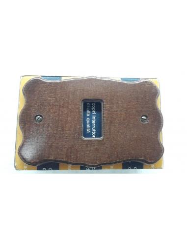 Placca-in-legno-Cal-serie-Magic-1-posto-colore-noce-1801