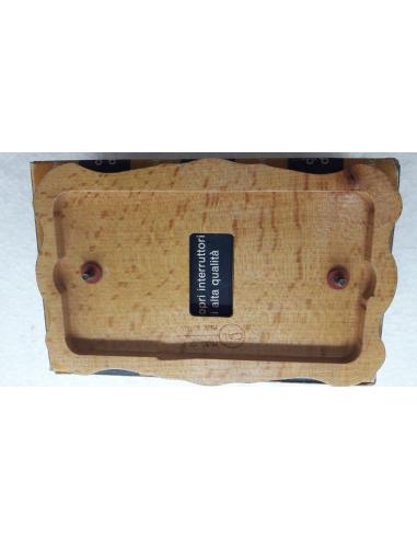 Placca-in-legno-Cal-serie-Magic-1-posto-colore-noce-1801-2