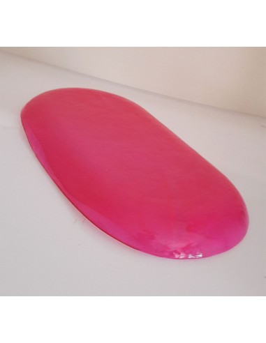 Vassoio Grande In Vetro Decorato...