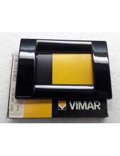 Placca-Vimar-serie-idea-3-moduli-colore-nero