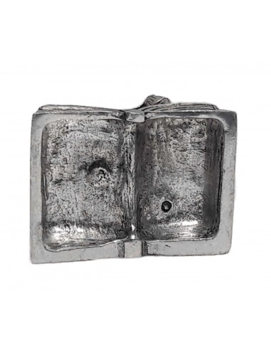 Libro con Cappello in Metallo Argentato