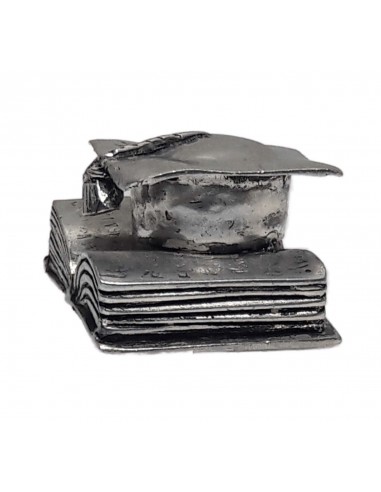 Libro con Cappello in Metallo Argentato