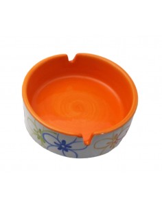 Posacenere in Ceramica con Decorazione Floreale 2