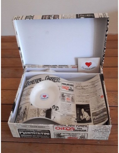 Set nutella Cuore Antico in ceramica