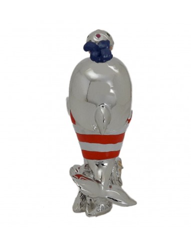 Delfini in resina Argentata 4...