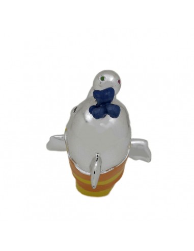 Delfini in resina Argentata 4...