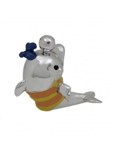 Delfini in resina Argentata 4...