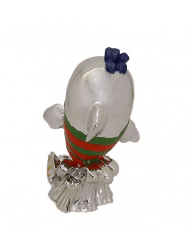 Delfini in resina Argentata 4...