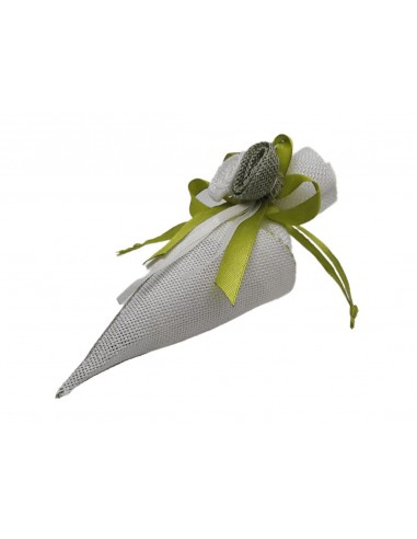 Cono juta bicolore per confettata ø...