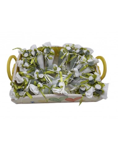 Cono juta bicolore per confettata ø...