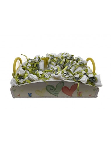 Cono juta bicolore per confettata ø...