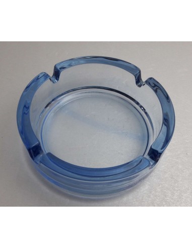 Posacenere in vetro tondo Bistro celeste