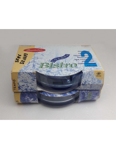 Posacenere in vetro tondo Bistro celeste