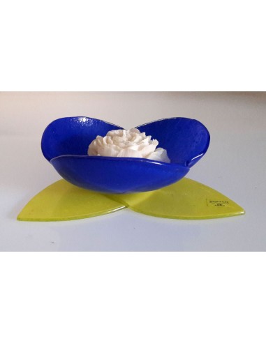 Coppetta vetro di murano portacandela...