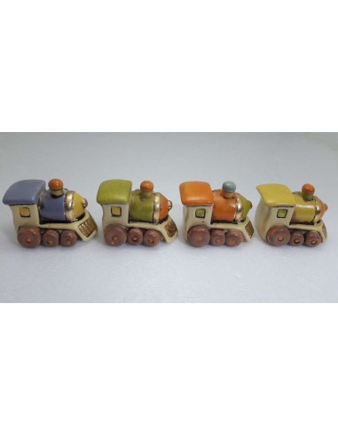 Trenino porcellana decorata 4 colori...