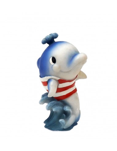 Delfini in resina 4 soggetti assortiti