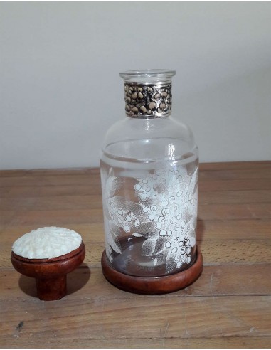 Bottiglia-Claraluna-con-base-e-tappo-in-legno-vintage-1