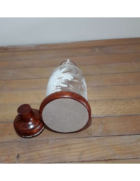 Bottiglia-Claraluna-con-base-e-tappo-in-legno-vintage-4