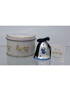 Campanella-Claraluna-con-fiocco-Blu-in-porcellana