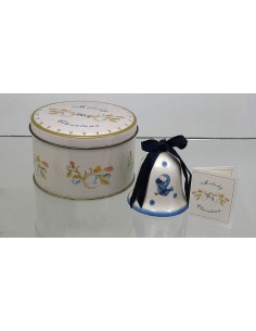 Campanella-Claraluna-con-fiocco-Blu-in-porcellana 2