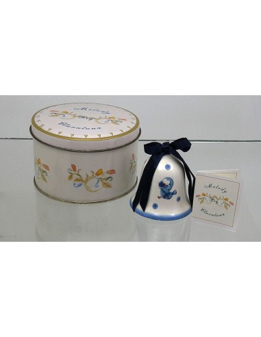 Campanella-Claraluna-con-fiocco-Blu-in-porcellana-1