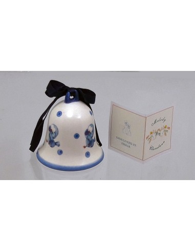 Campanella-Claraluna-con-fiocco-Blu-in-porcellana-2