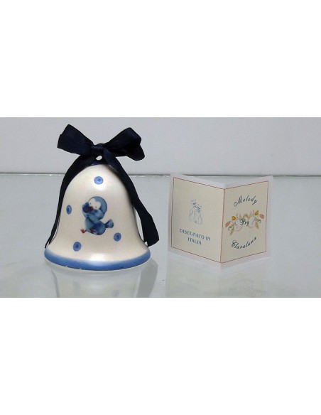 Campanella-Claraluna-con-fiocco-Blu-in-porcellana-4