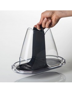 Porta-capsule-Crystal-M5000-2-scomparti-Nero 2