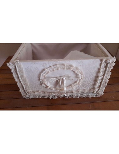 Baule Legno ricoperto con tessutto...